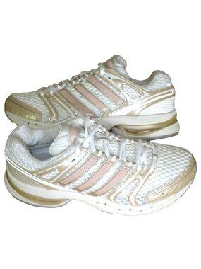 Adidas Women's Adidstar Control 5 Running Shoes Off White Blush Pink Size 9